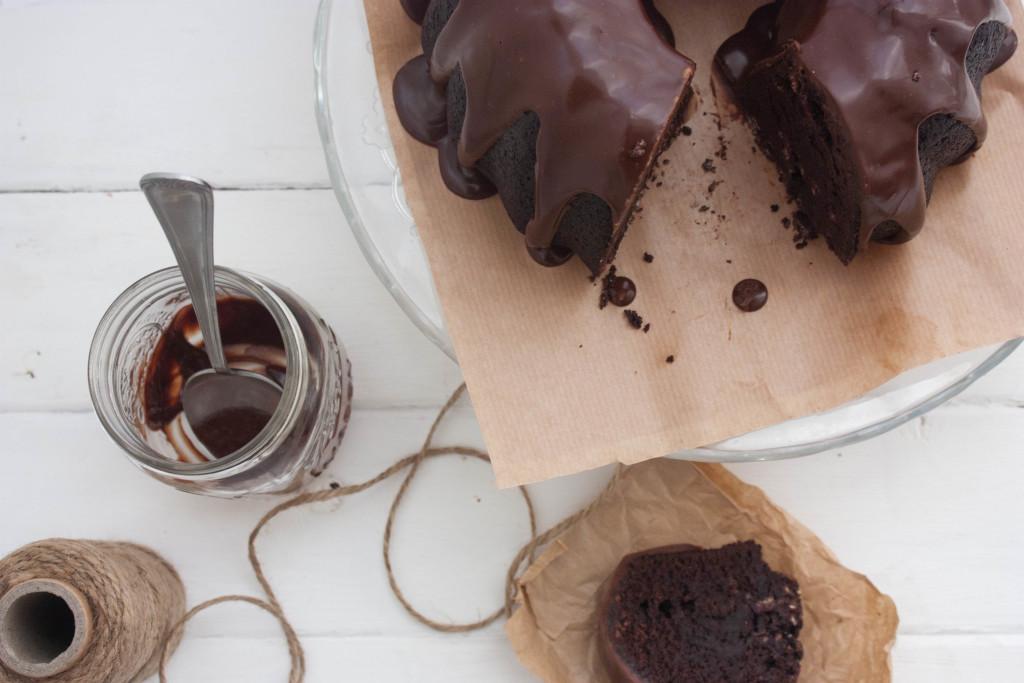 Receta de bundt de chocolate