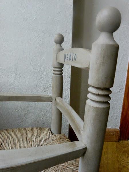 Silla restaurada para bebé Pablo