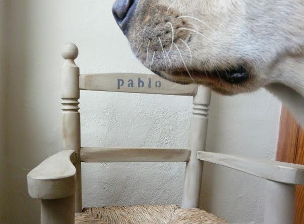 Silla restaurada para bebé Pablo