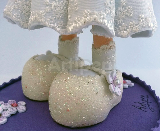 Fofucha zapatos comunión