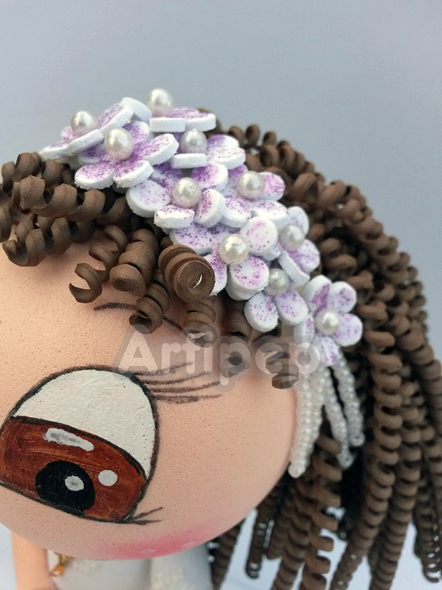 Fofucha diadema comunión