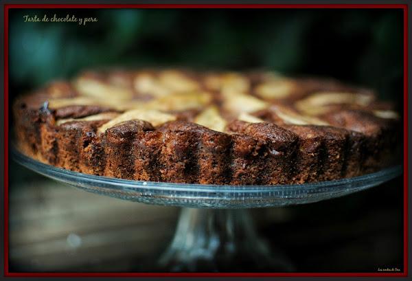 tarta de chocolate y pera tererecetas 01