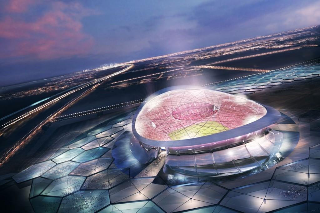 Estadio para la final del Mundial Qatar 2022