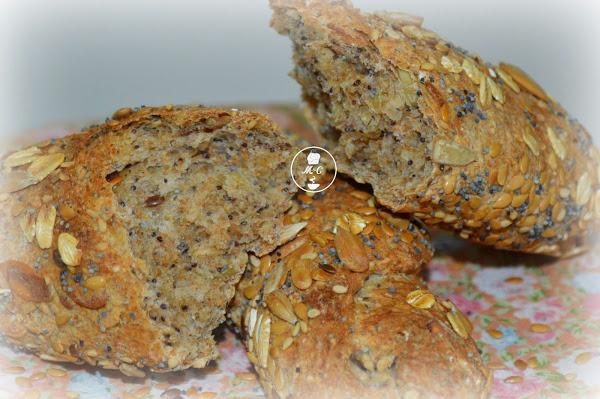 Pan integral con semillas