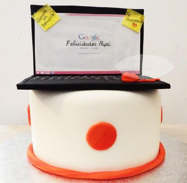 Tarta ordenador portátil