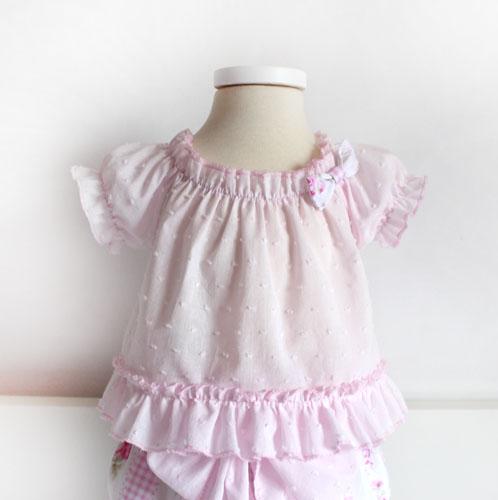 Conjunto blusa-culotte