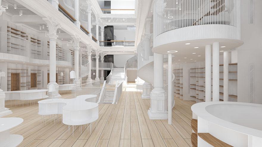 Una nueva librería de aspecto mágico abre sus puertas en Rumania