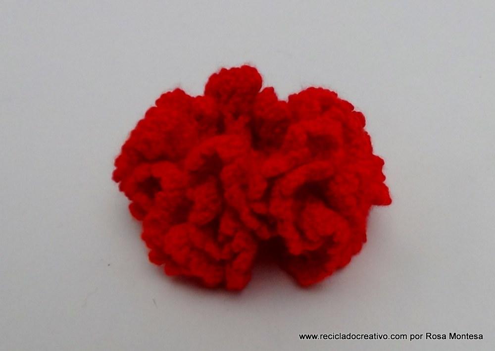 Claveles de ganchillo - Flores de crochet