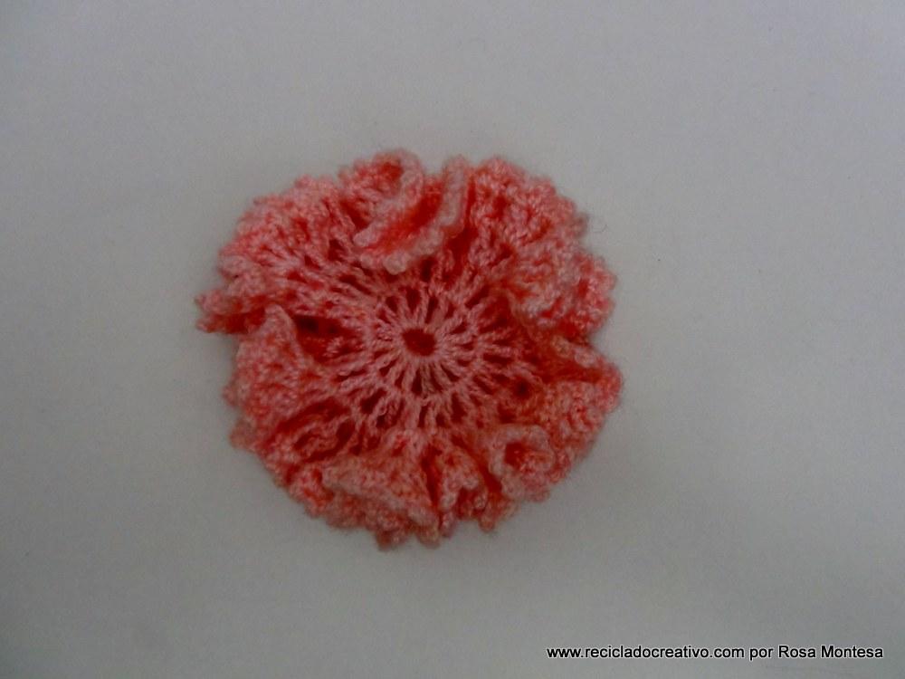 Claveles de ganchillo - Flores de crochet