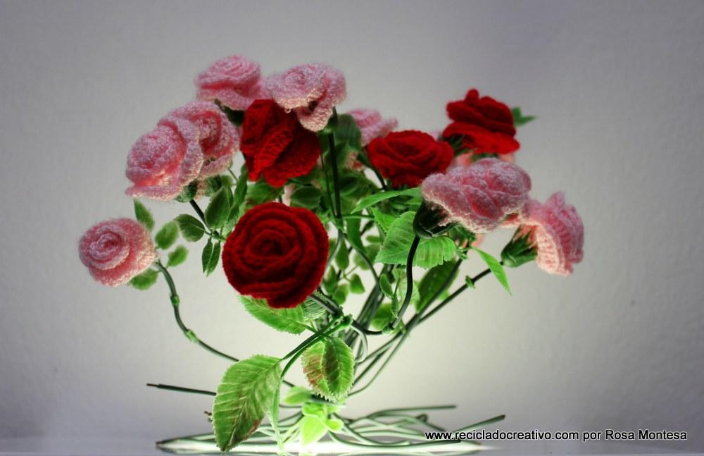 Claveles de ganchillo - Rosas de crochet