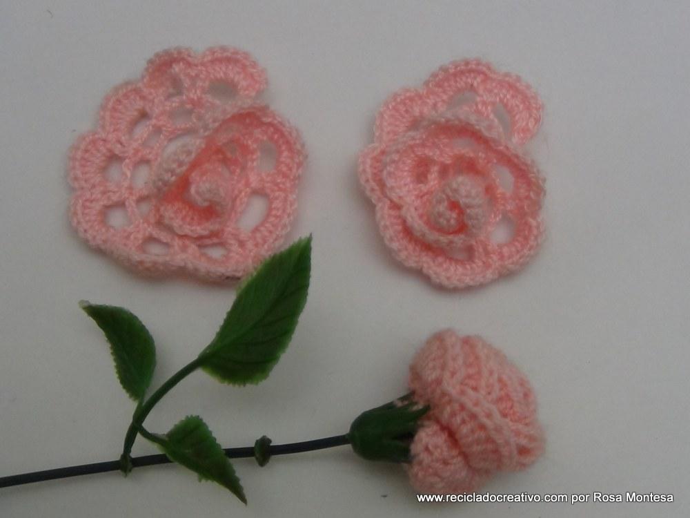 rosas de pitiminí de crochet