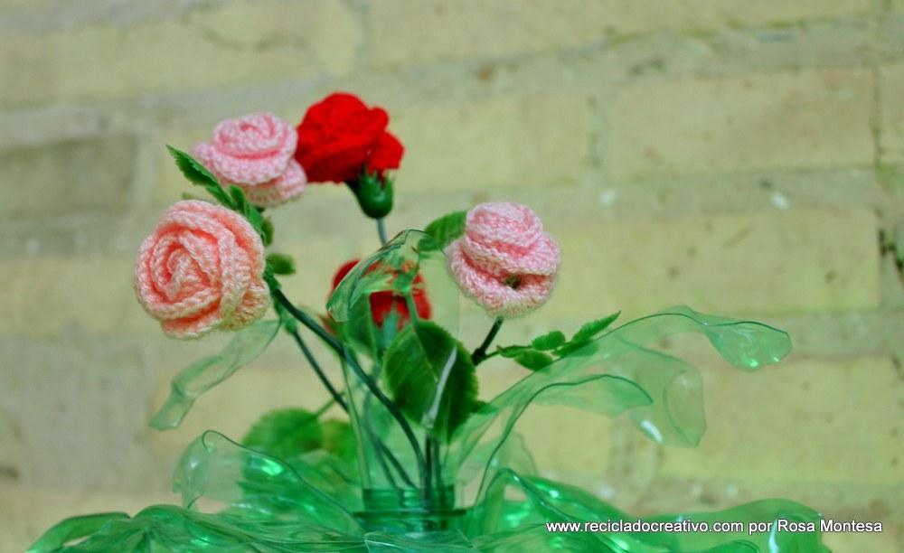 Flores de Crochet - Rosas de Pitiminí de ganchillo