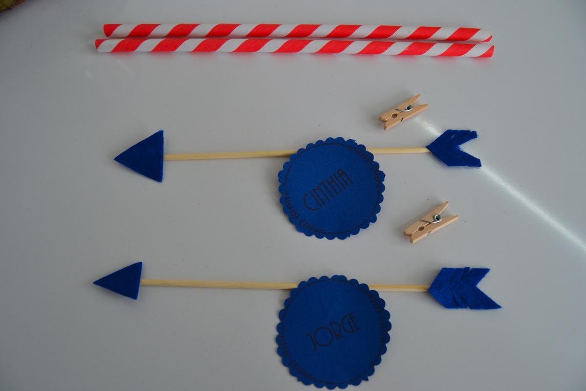 Etiquetas para la mesa de san valentin