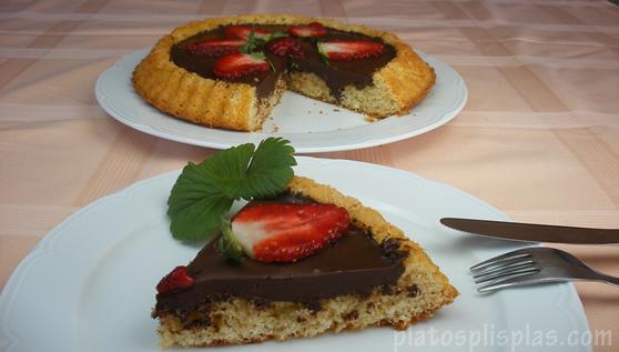 Tarta de chocolate y avellanas 2