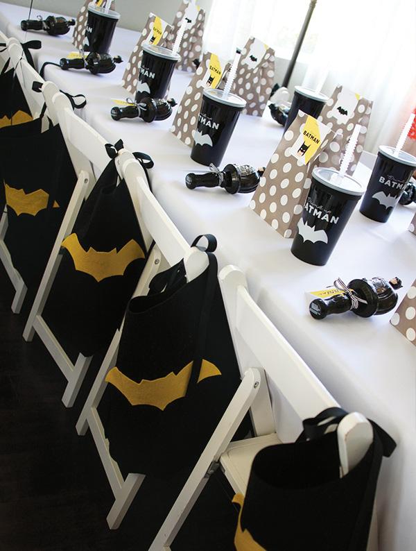 Fiesta Batman cumpleaños. decoración y organización
