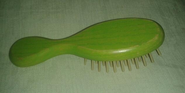 Cepillo verdeede madera para bolso Tek 