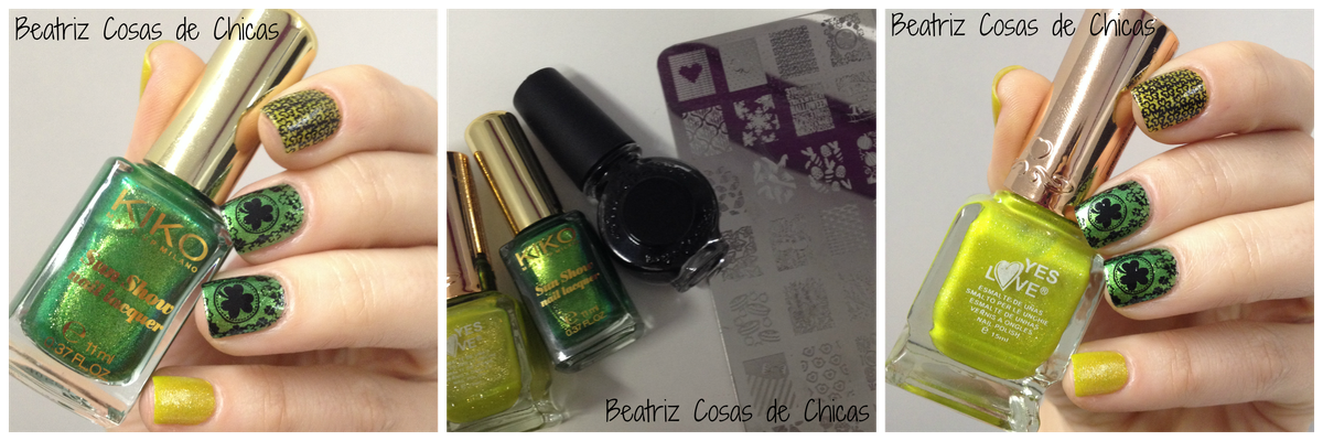 Kiko y Yes Love. Manicura San Patricio.4