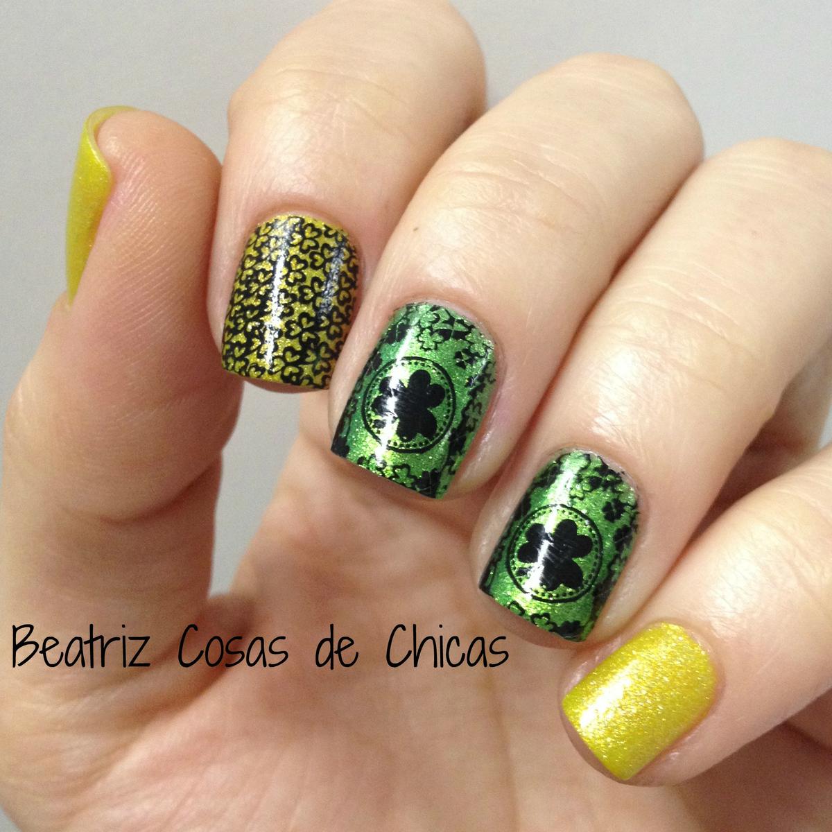 Kiko y Yes Love. Manicura San Patricio.1