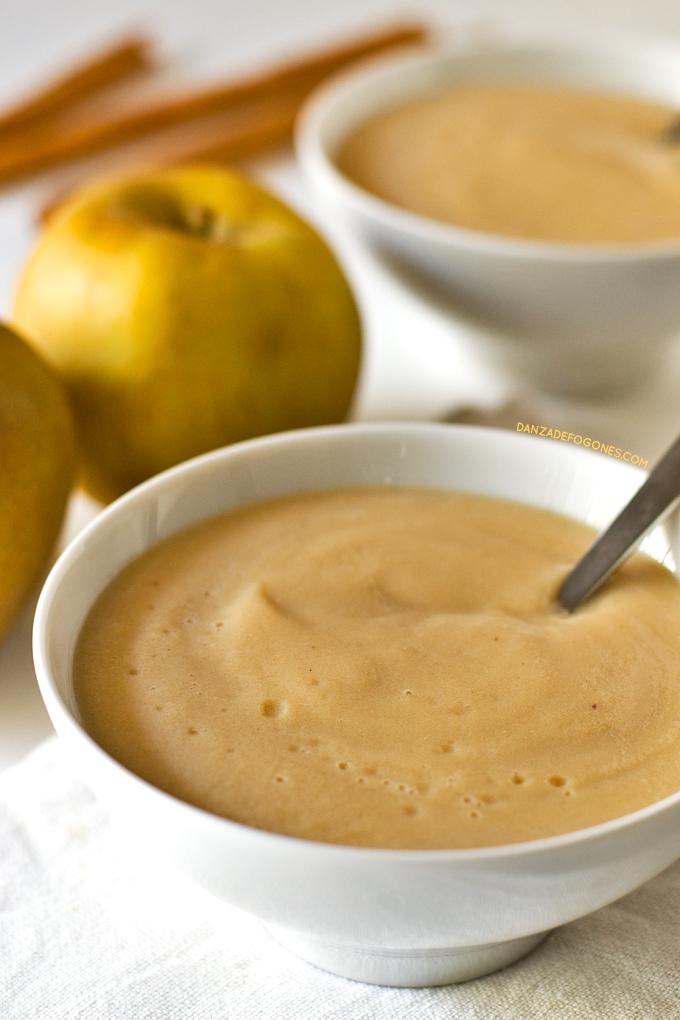 Natillas Veganas de Manzana