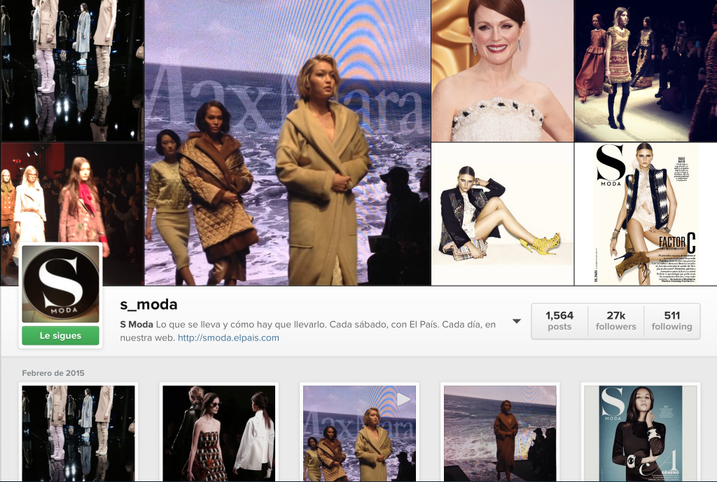 Moda en Instagram - S Moda