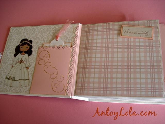 libro de comunion scrap para firmas