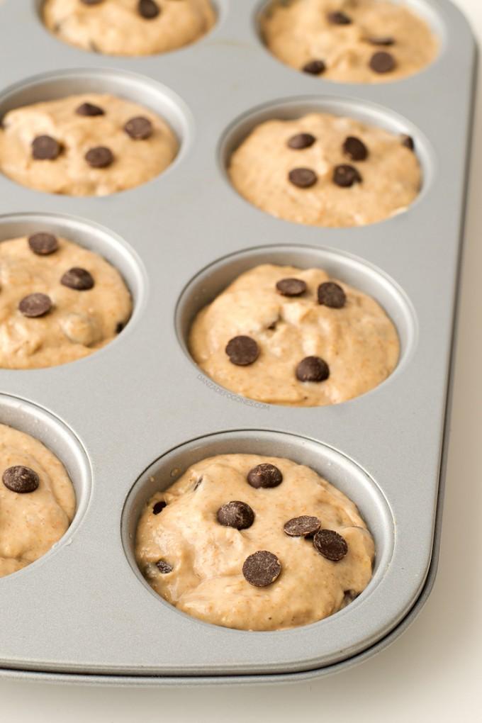 Muffins Veganos con Chips de Chocolate