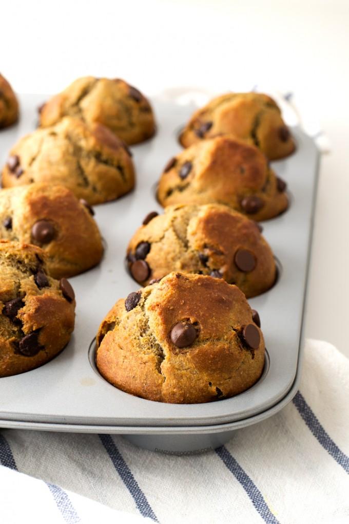 Muffins Veganos con Chips de Chocolate