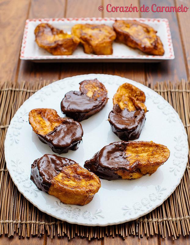 Torrijas de Naranja y Chocolate
