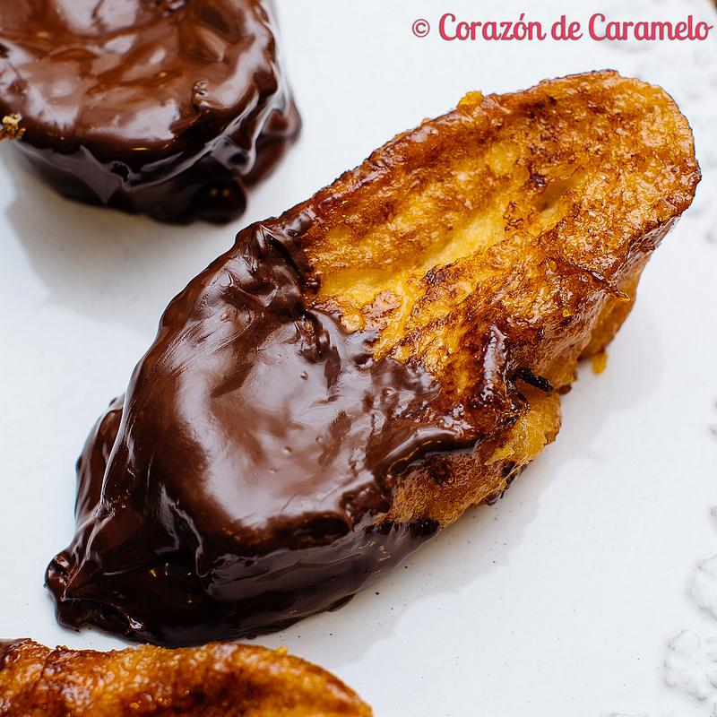 Torrijas de Naranja y Chocolate