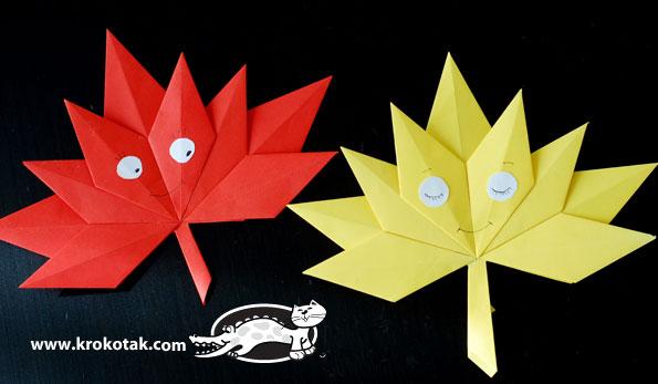 hojas de otoño para decorar en otoño