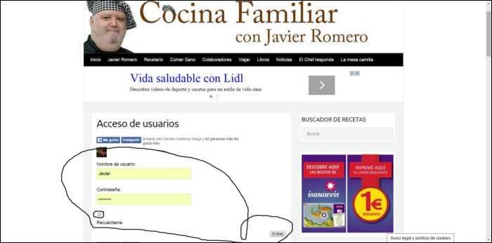 Si ya estás registrad@ solo debes pinchar en ACCEDER e introducir tus datos