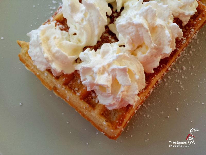 Gofres de Bruselas - Yaestamosencasita.com