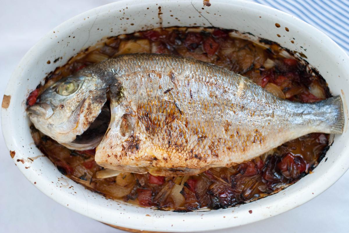 Dorada al horno