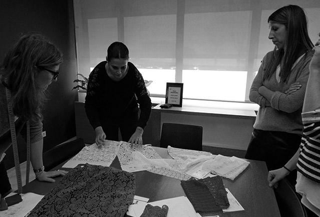 Imágenes del proceso de elaboración de la colección cápsula