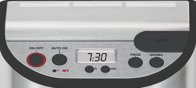 Krups YY8304: panel de control