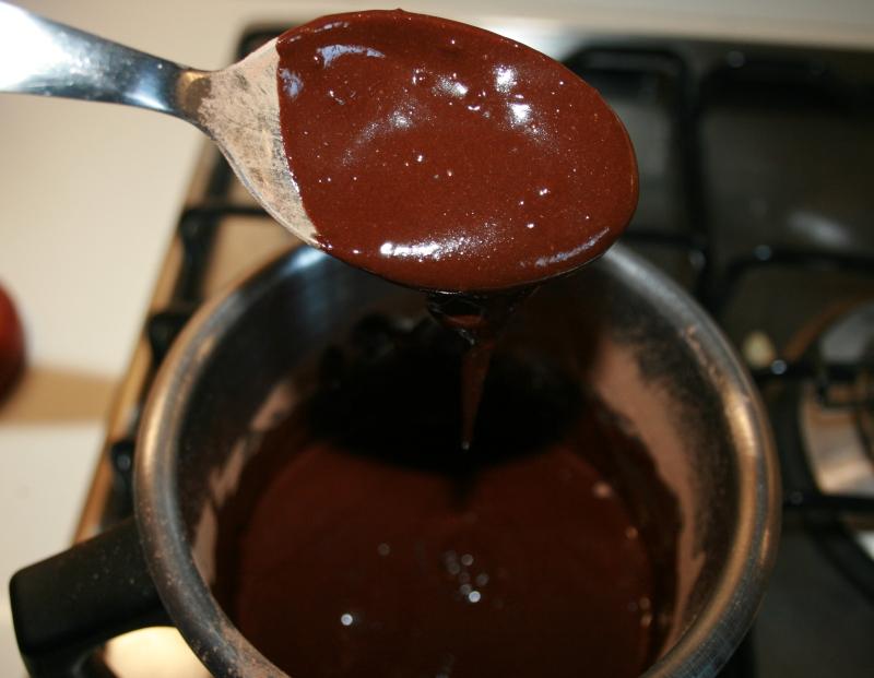 04. salsa de chocolate para brownie de chocolate fit