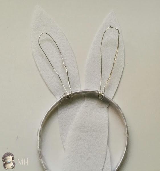 Diadema con Orejitas de Conejo para Pascua,