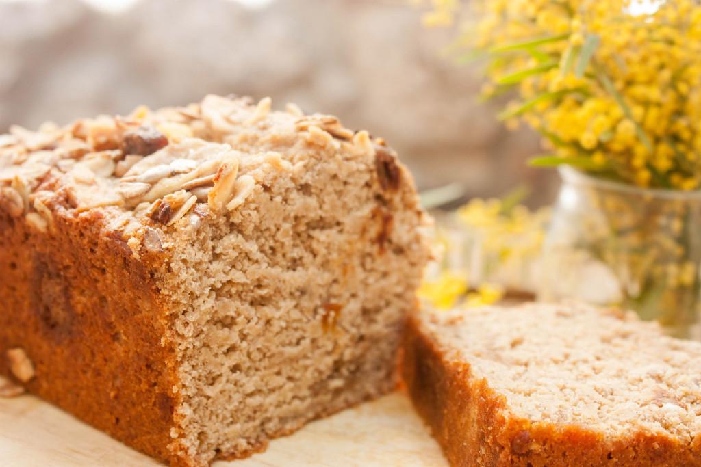 Banana bread sin gluten