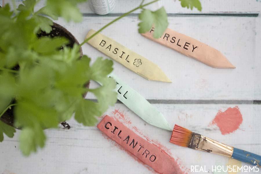 DIY Herb Marker Stakes