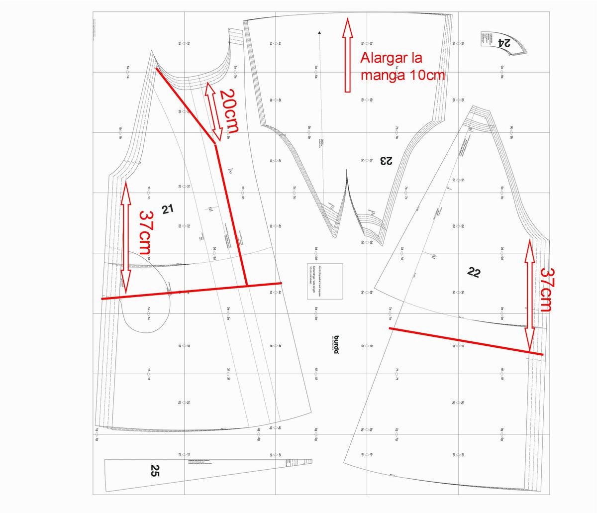 PATRON BURDA 3 modificaciones