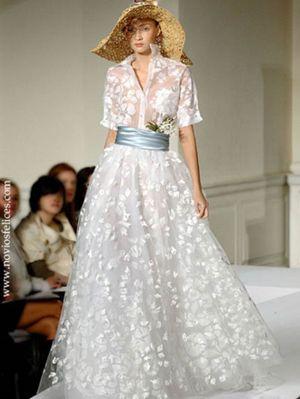 vestido de novia camisero