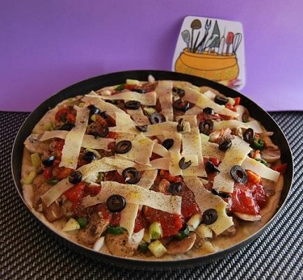 Pizza vegetariana (2)