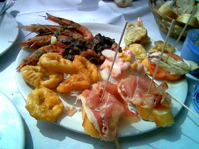 Diferentes y sabrosas tapas