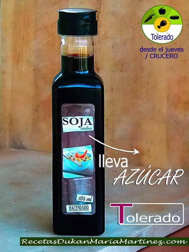 Salsa de Soja y dieta Dukan ¿qué marcas son aptas desde Ataque?