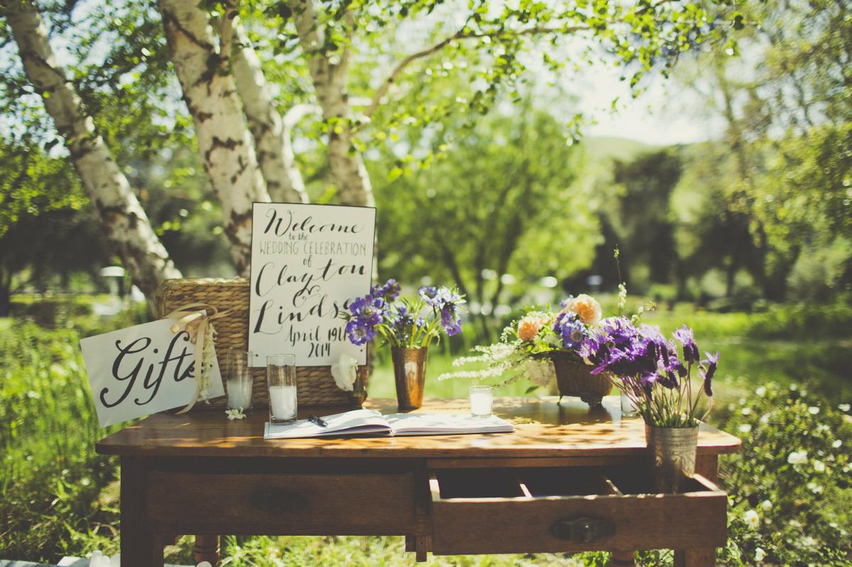 Mueble recuperado para decoración en las bodas