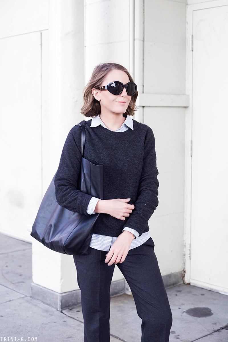 Trini | Equipment sweater J.Crew shirt