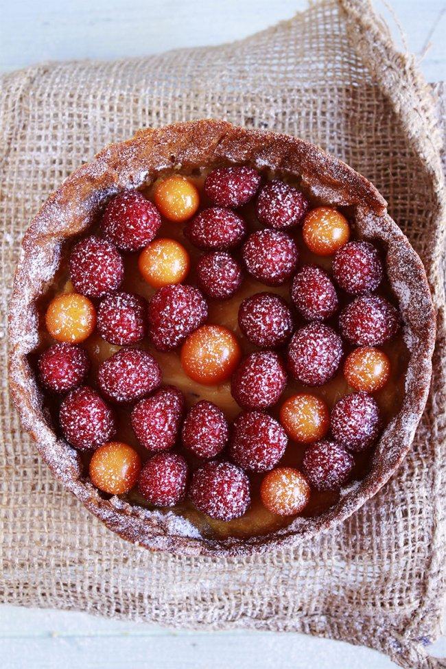 Tarta Naranja y frambuesas, Pastel frambuesas, crema naranja, Reto Cooking the Chef, Samantha Vallejo Nágera, Pastel frutas, tarta de frutas, masa crujiente, receta sweets and gifts, receta tarta fácil