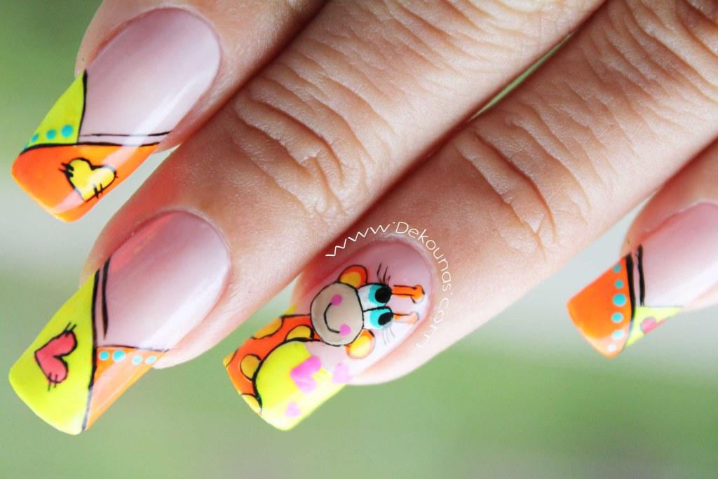 Decoracion uñas jirafa2 - 2