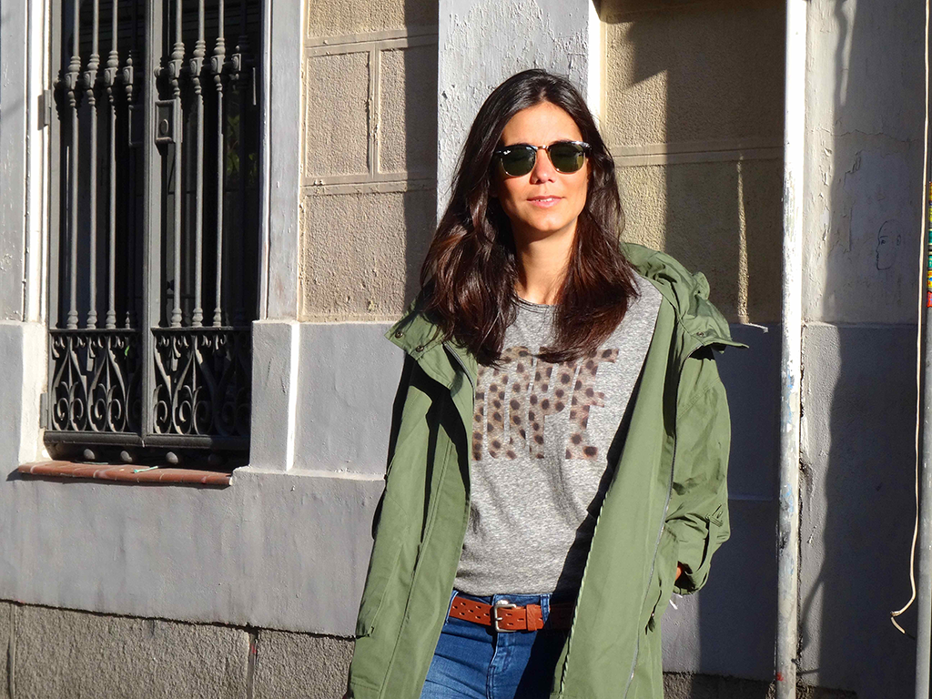 blog de moda parka verde look