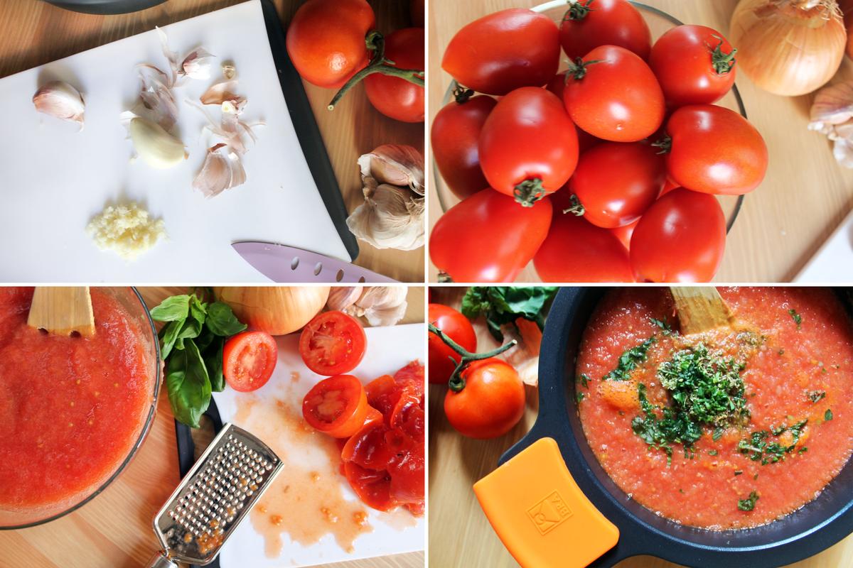 SALSA DE TOMATE ESTILO ITALIANO RECETA_ PASO A PASO